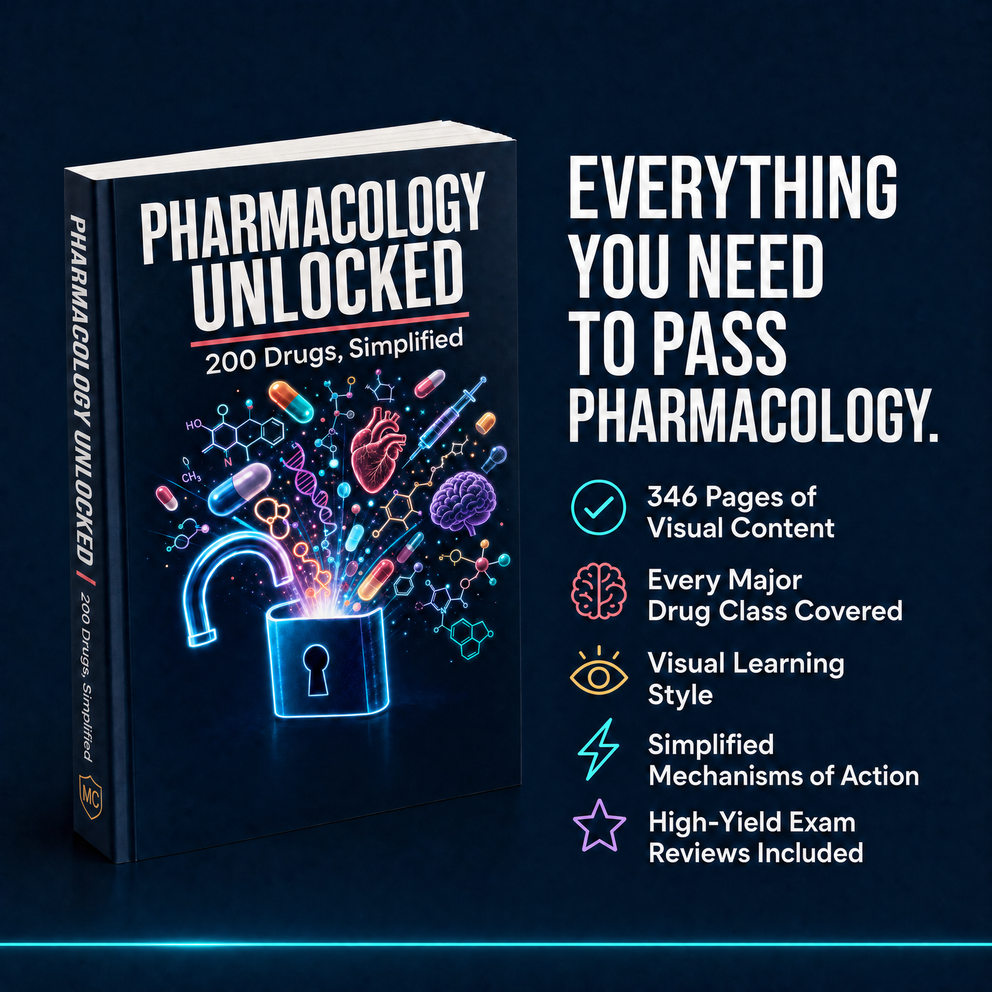 Drugs Simplified Pharmacology Coloring Book and Study Guide